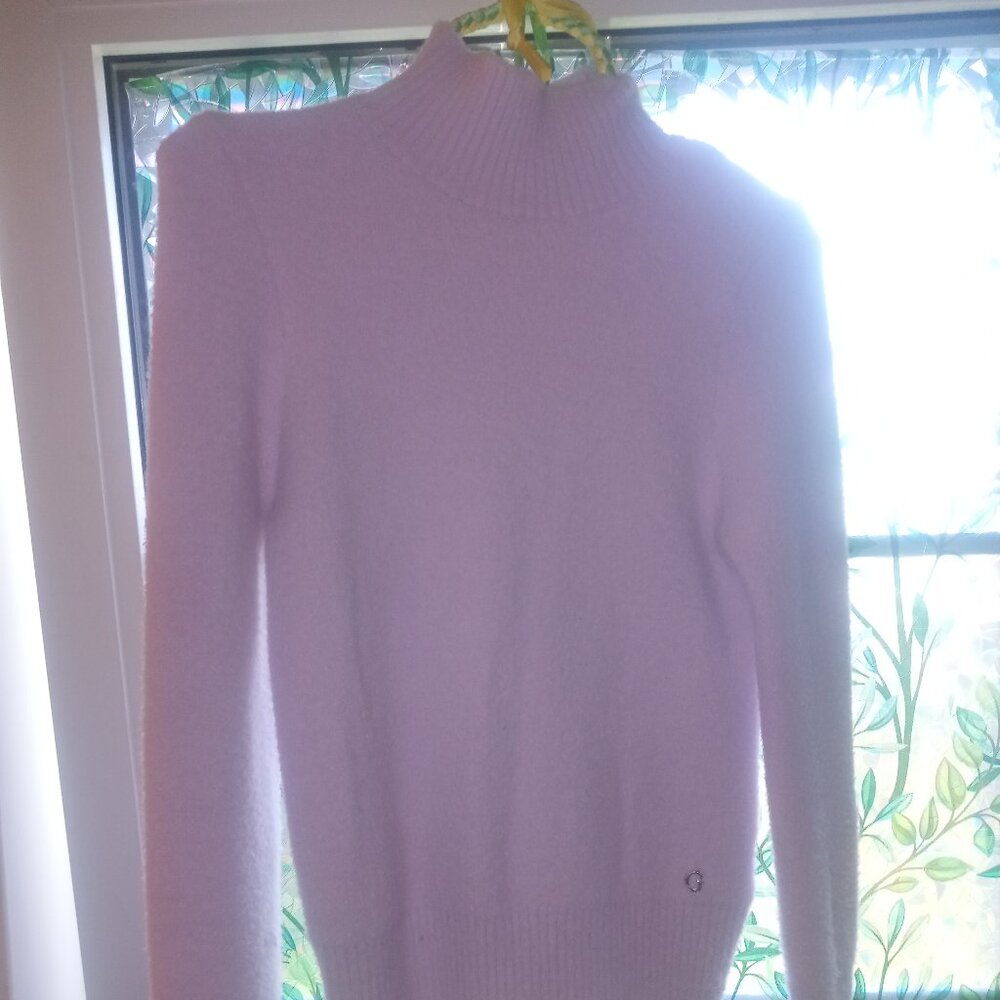 Guess light purple turtleneck sweater xs